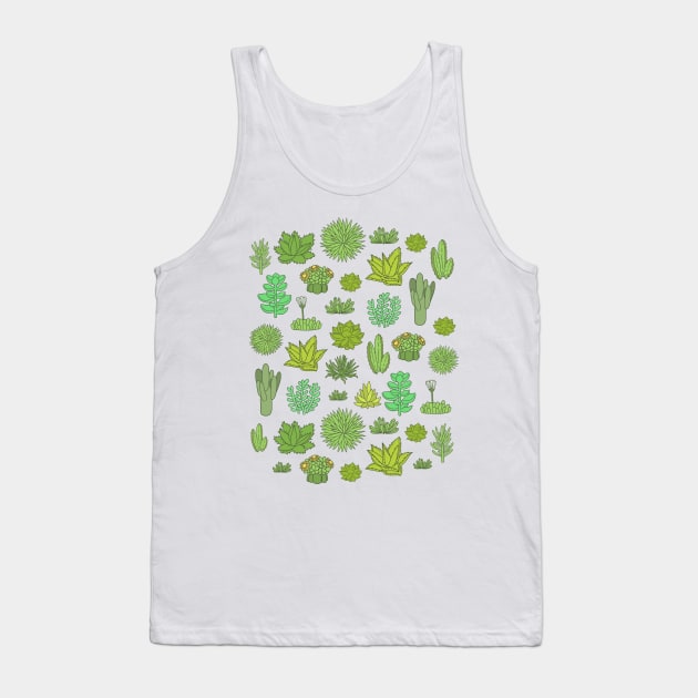 Succulents Tank Top by kostolom3000